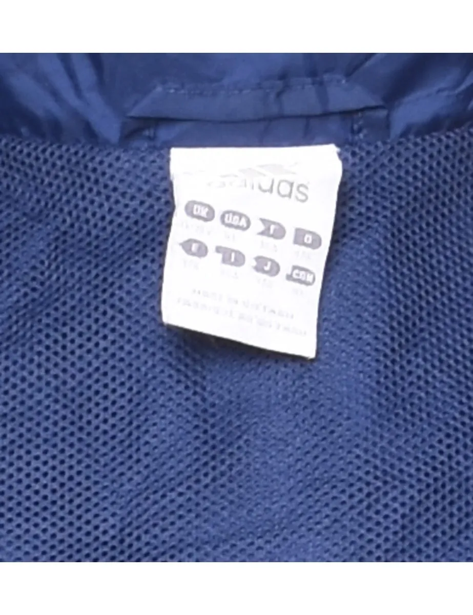 Adidas Classic Navy Nylon Jacket - M