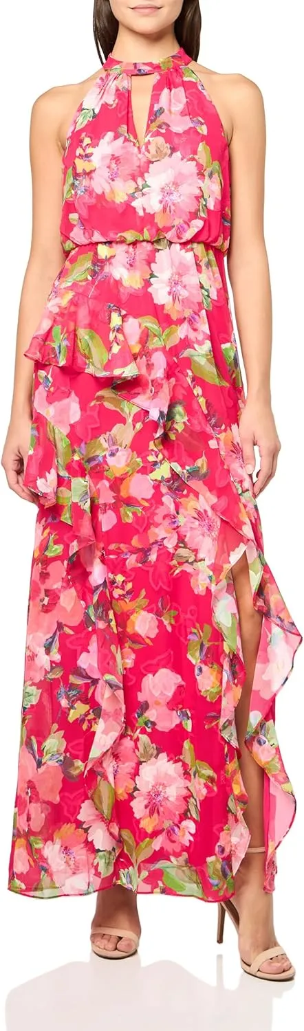 Adrianna Papell Women's Printed Mermaid Dress