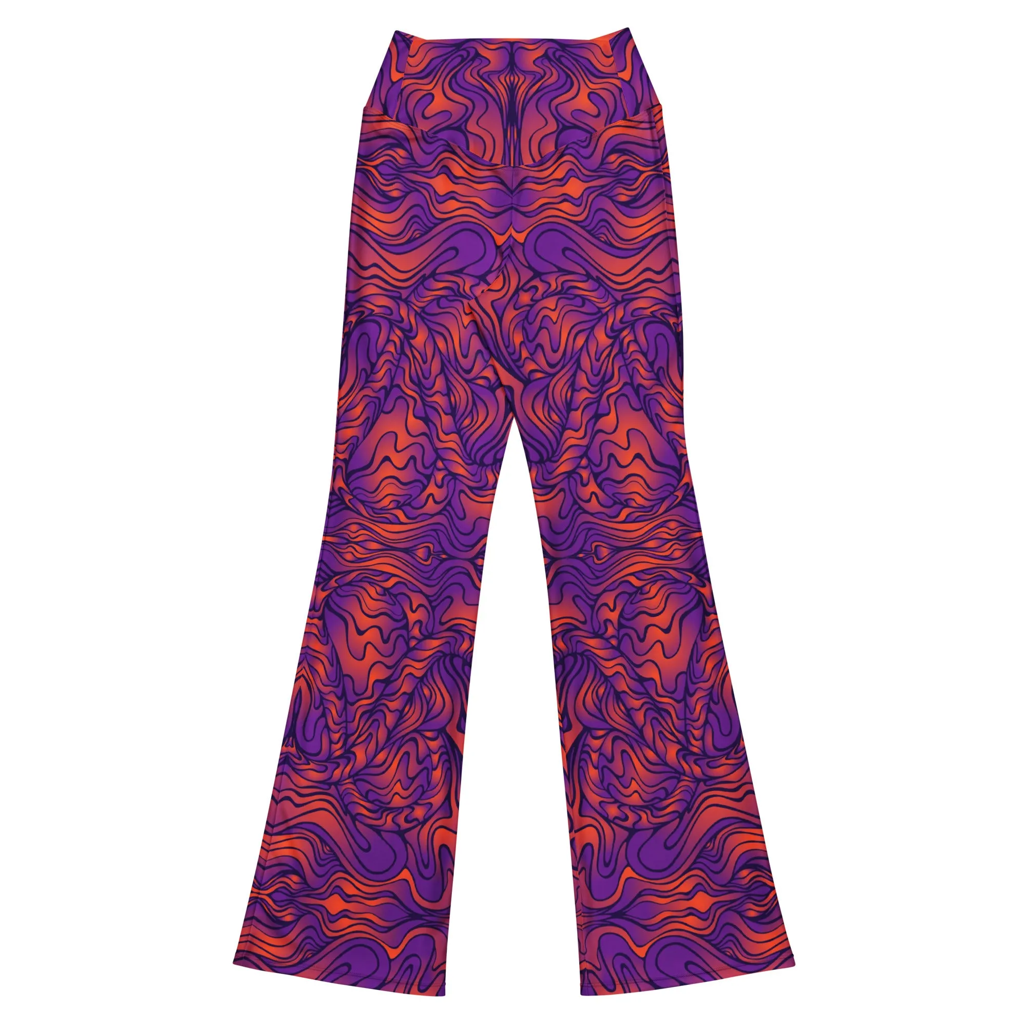 Amethyst Fire Flare Leggings