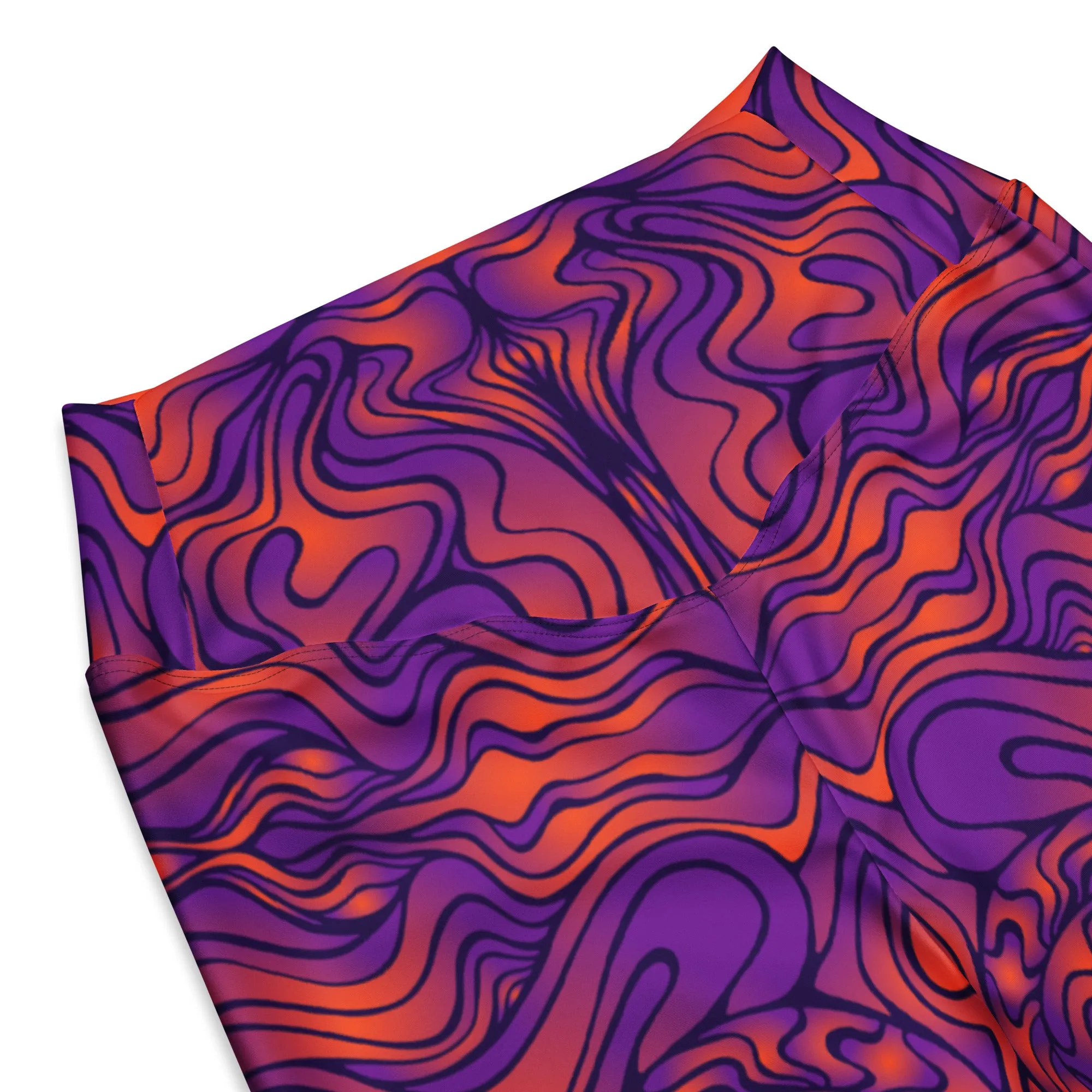 Amethyst Fire Flare Leggings