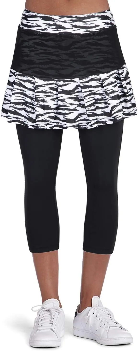 ANIVIVO Skirted Legging for Women, Yoga Legging with Skirts &Women Tennis Leggings Clothes Pockets