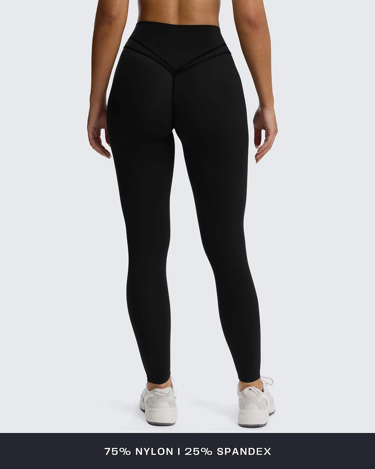 Aoxjox High Waisted Workout Siren Leggings for Women Hidden Scrunch Butt Lifting Tummy Control Yoga Pants 26"