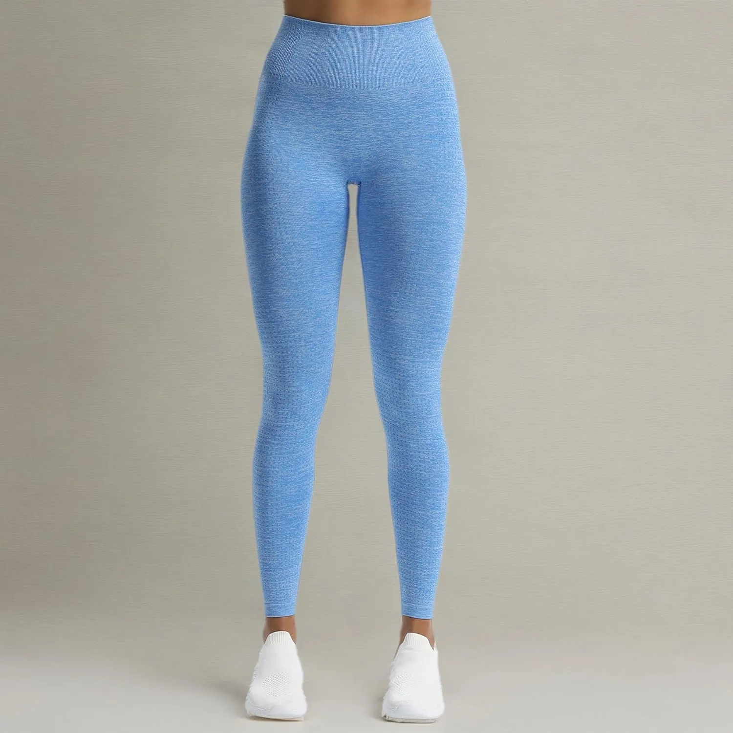 Aoxjox Women's High Waist Workout Gym Vital Seamless Leggings Yoga Pants