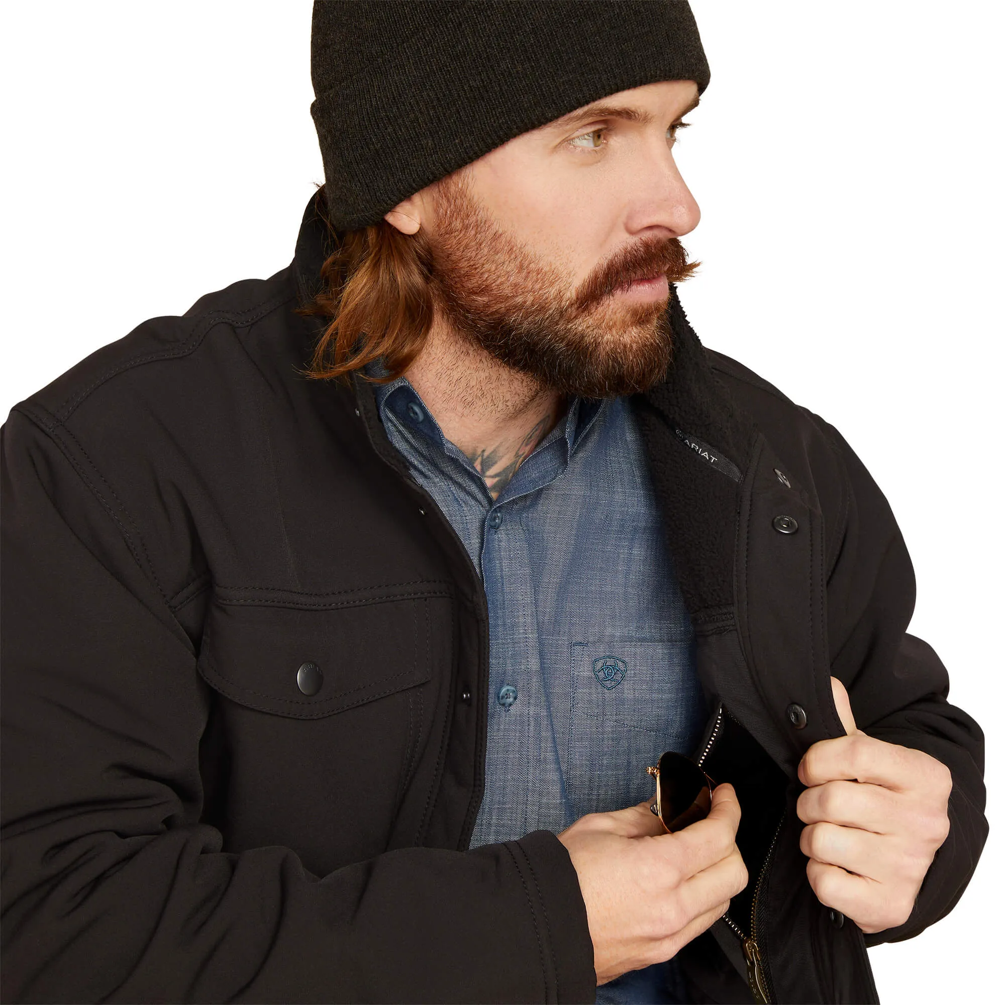 Ariat Mens Vernon Sherpa 2.0 Black Jacket