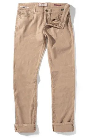 Barbados 5-Pocket Stretch Linen In Beige