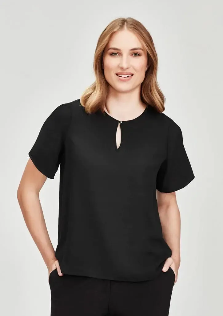 Biz Collection Vienna Womens Short Sleeve Blouse RB261LS