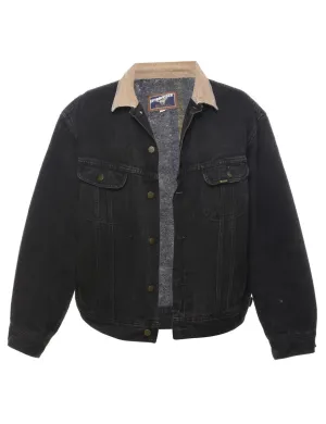 Black Classic Denim Jacket - XL