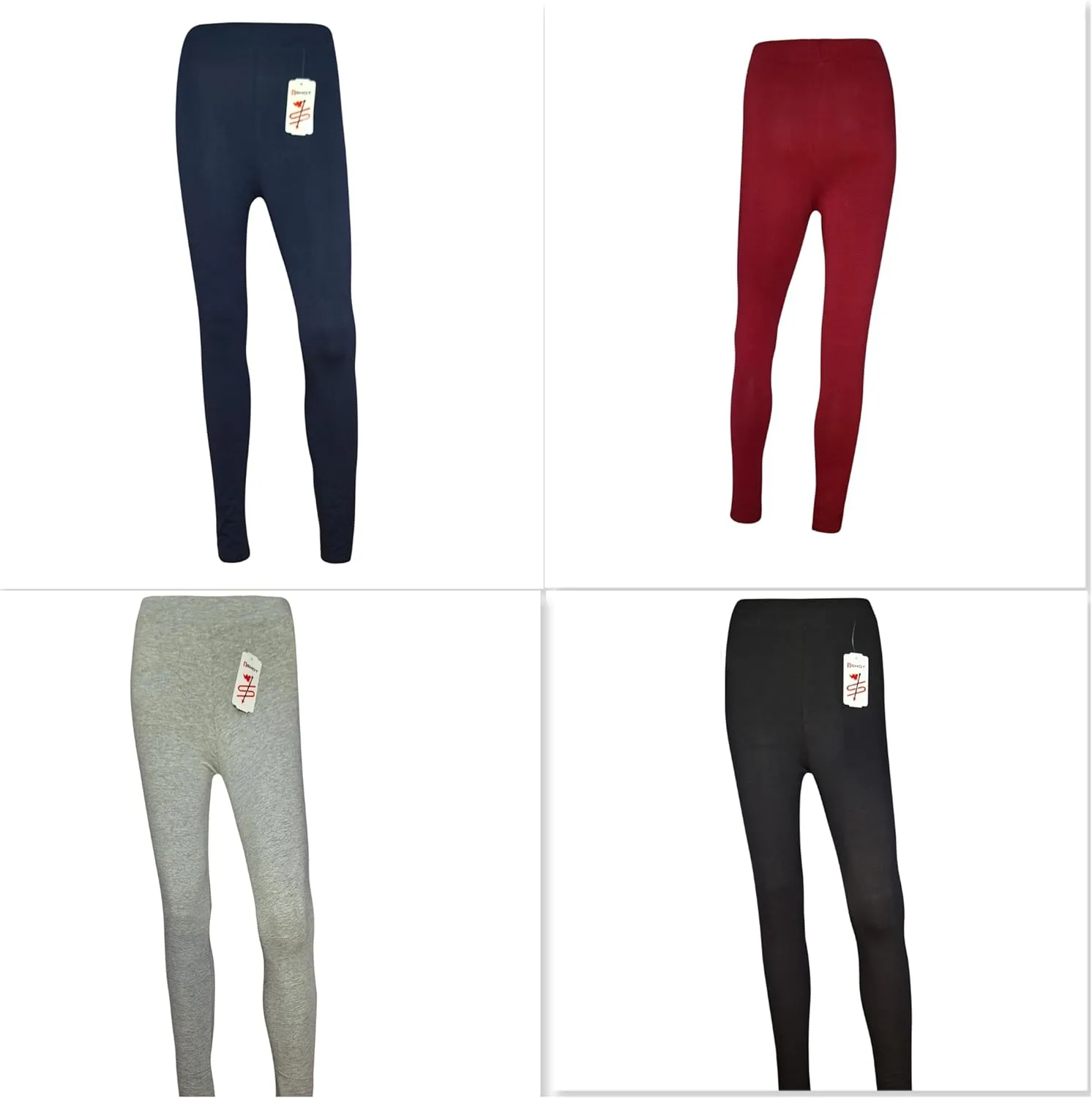 BlingShot Women Thick High Waist Yoga Pants, Tummy Control Workout Running Yoga Leggings for Women 4 Pack