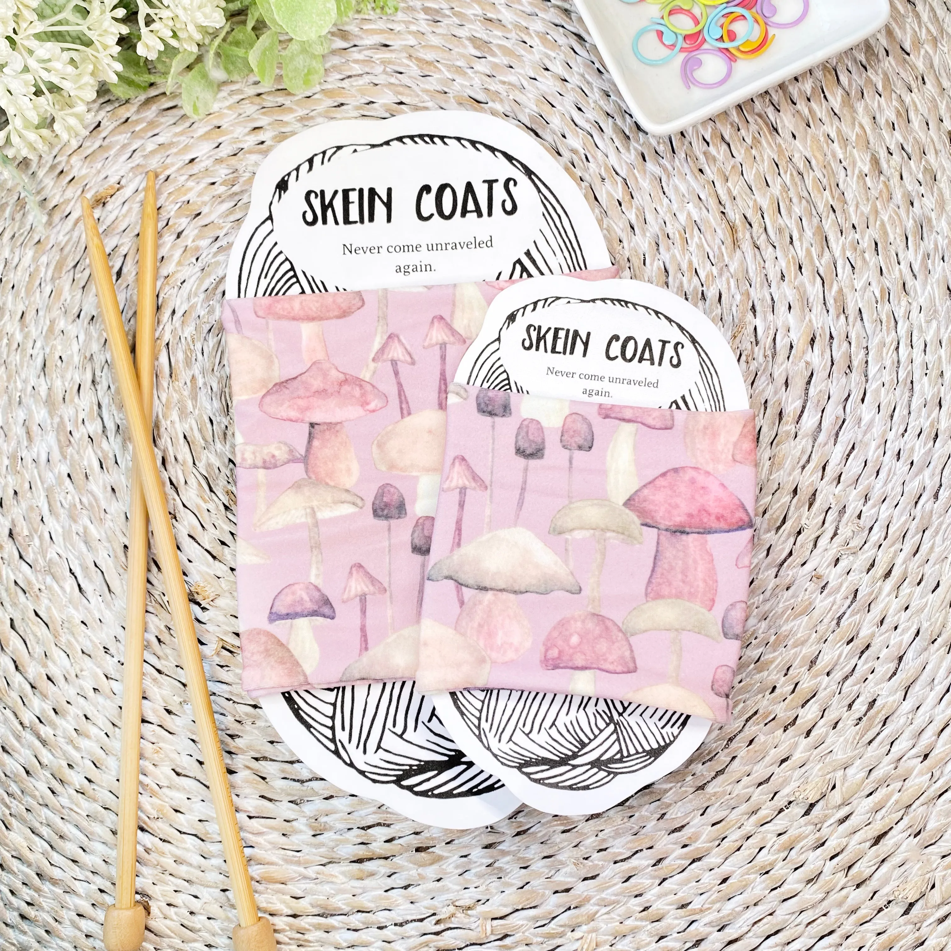 Blushadelic Mushroom Skein Coat