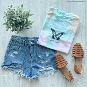 Butterfly • Pastel Tie Dye