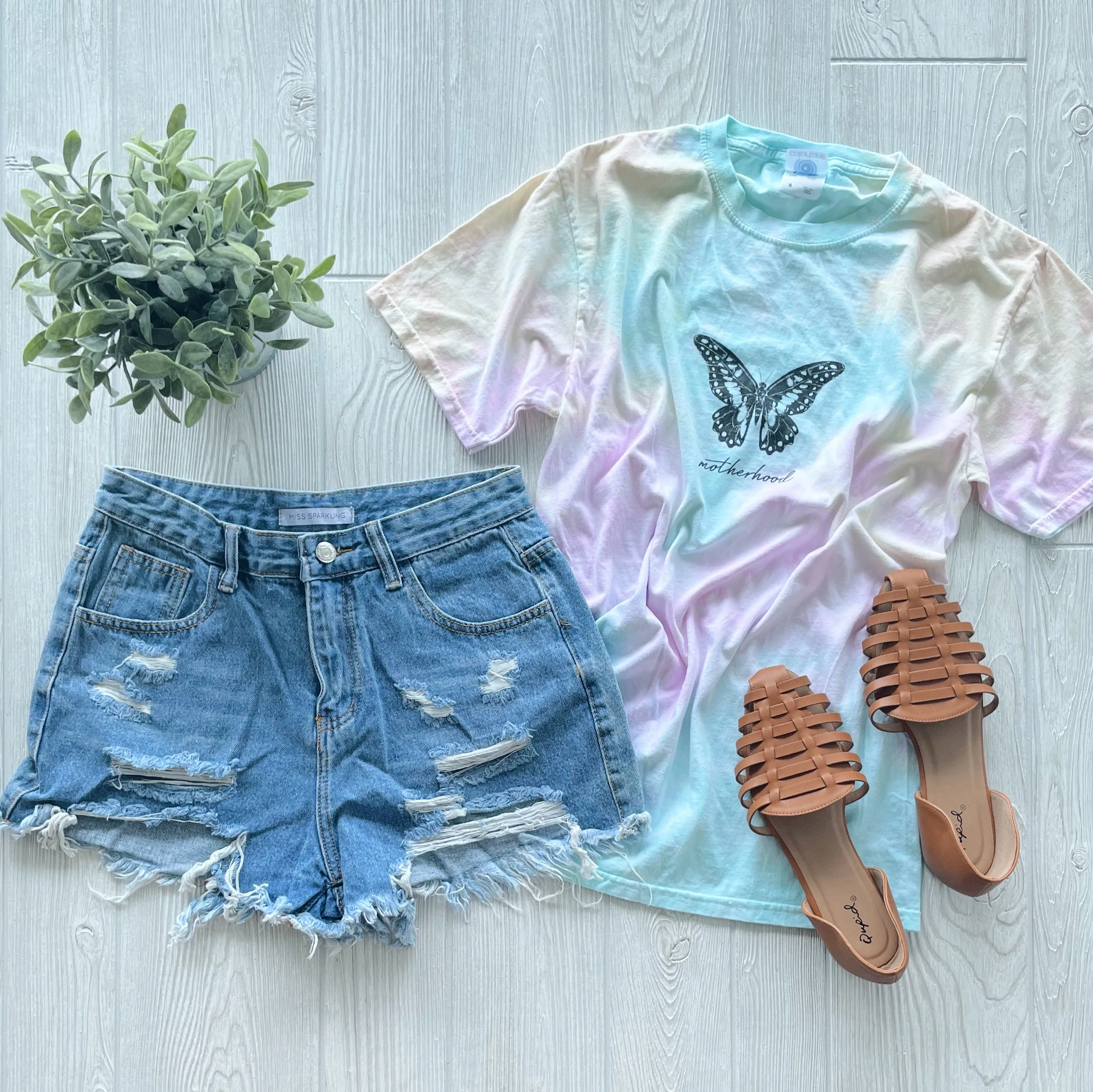 Butterfly • Pastel Tie Dye
