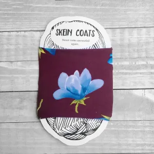 Catalonia Brown & Blue Floral Skein Coat