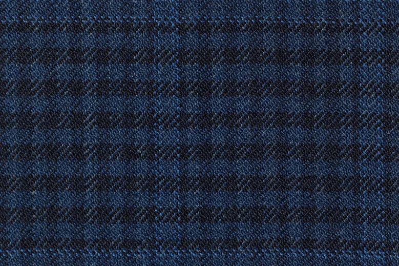 Classic Fit Blue Microbox Check Sport Jacket  ST-SJ-407