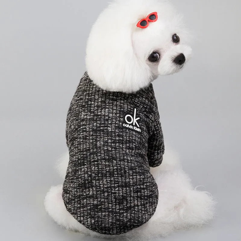 Classic Warm Winter Puppy Pet Sweater