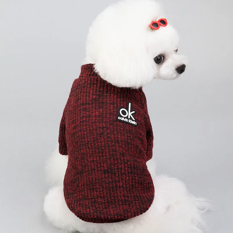 Classic Warm Winter Puppy Pet Sweater