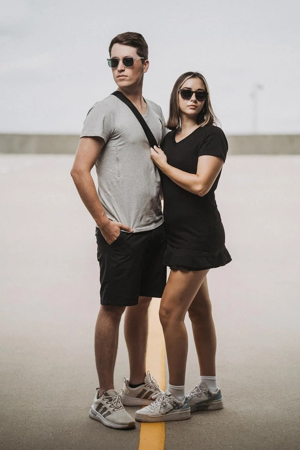 Clever Travel Companion V-Necked Men's Tee Shirt - Pickpocket Proof Sublimation Tees with 2 Secret Hidden Pocket