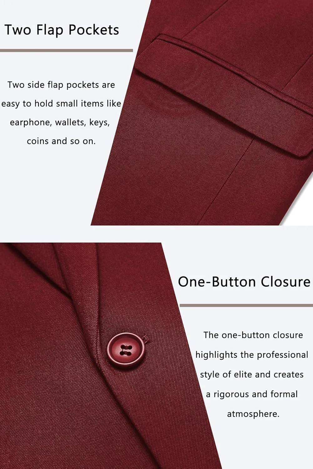 COOFANDY Men's Casual Blazer One Button Sport Coat Slim Fit Lightweight Suit Blazer Jacket
