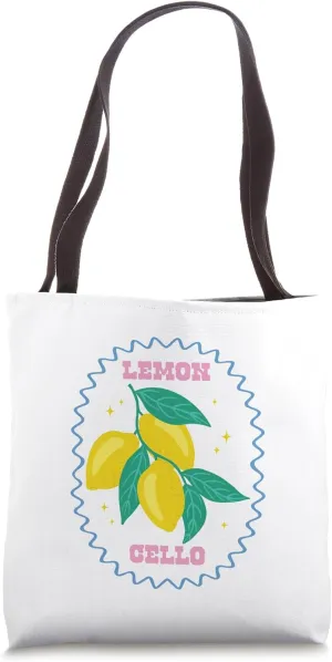 Cute Lemon Cello Fresh Fruits Summer Lemons Lemonade Tote Bag