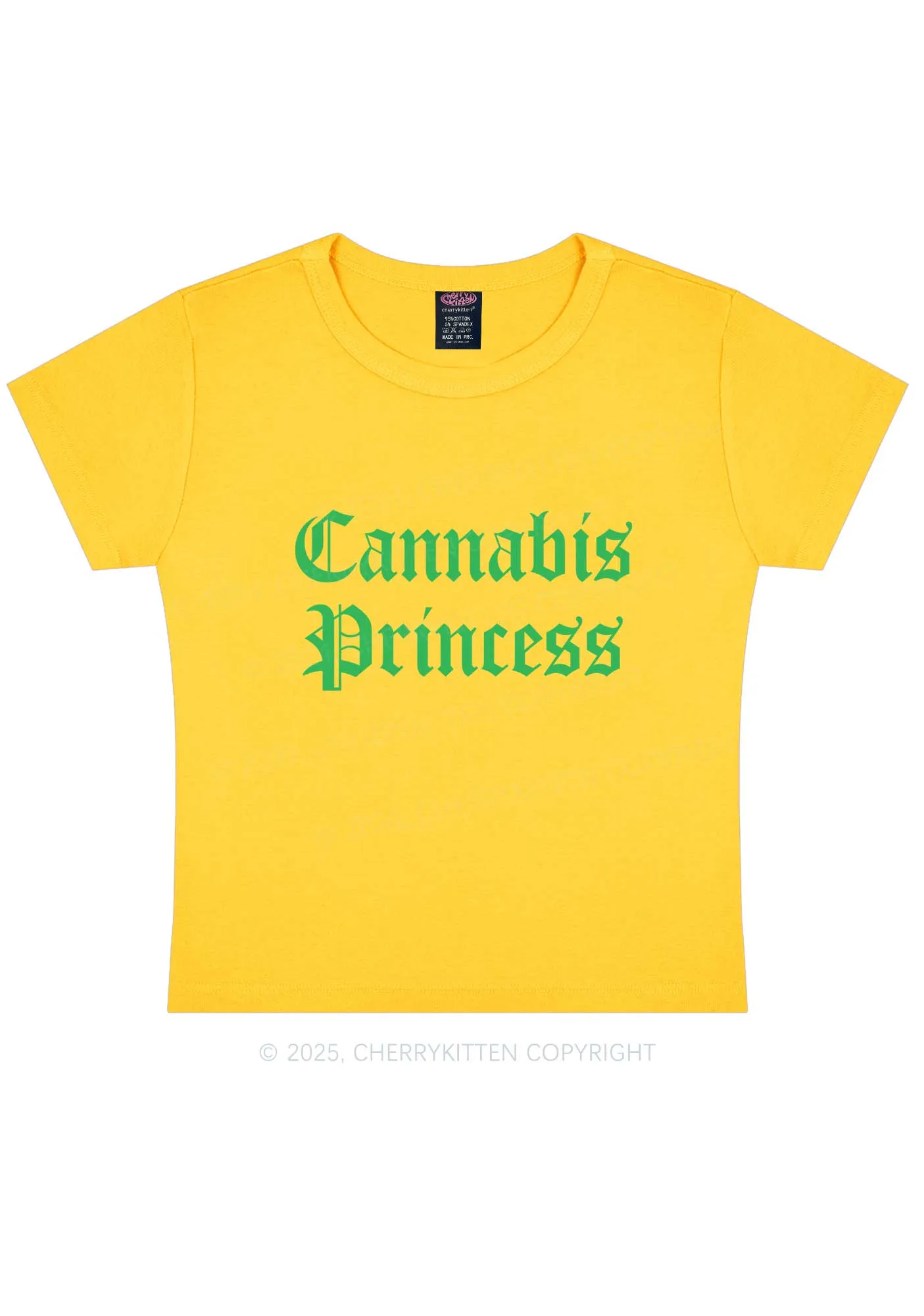 Cxnnxbis Princess Y2K Baby Tee Cherrykitten