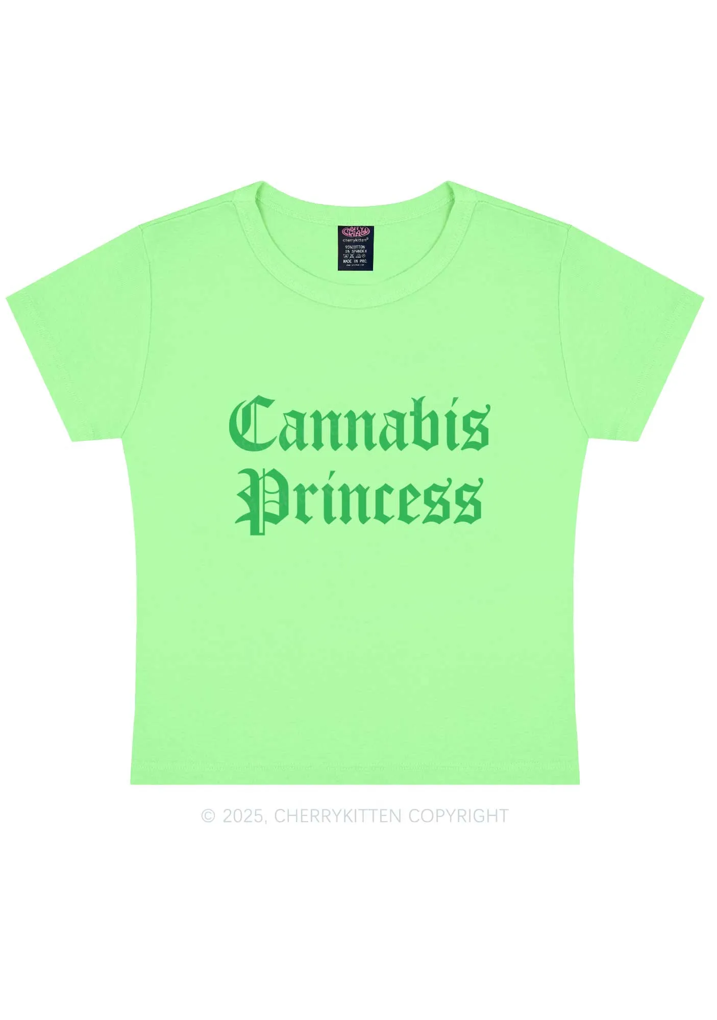 Cxnnxbis Princess Y2K Baby Tee Cherrykitten