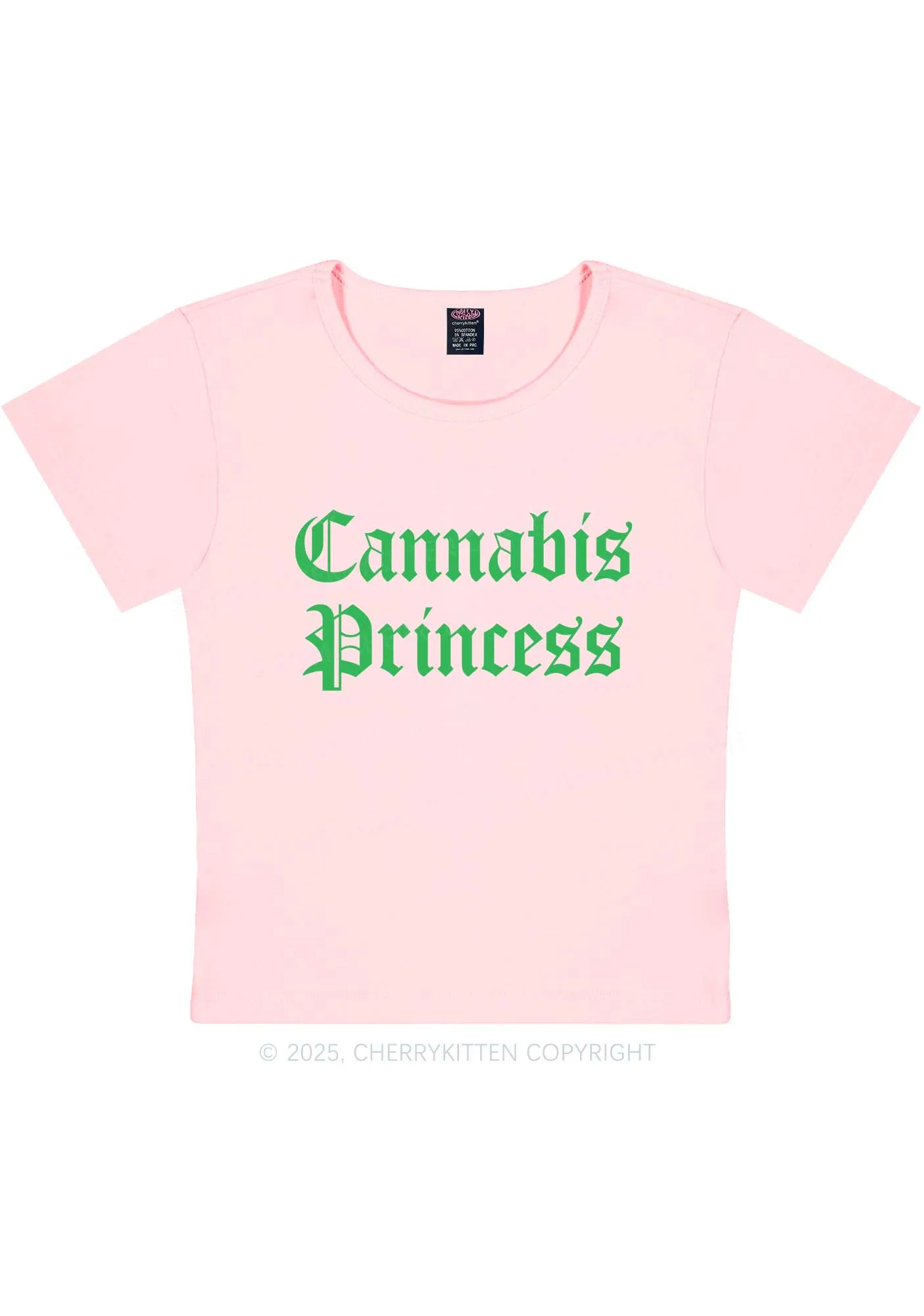 Cxnnxbis Princess Y2K Baby Tee Cherrykitten