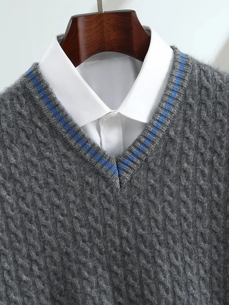 Desmond | 100% Cashmere V-Neck Sweater