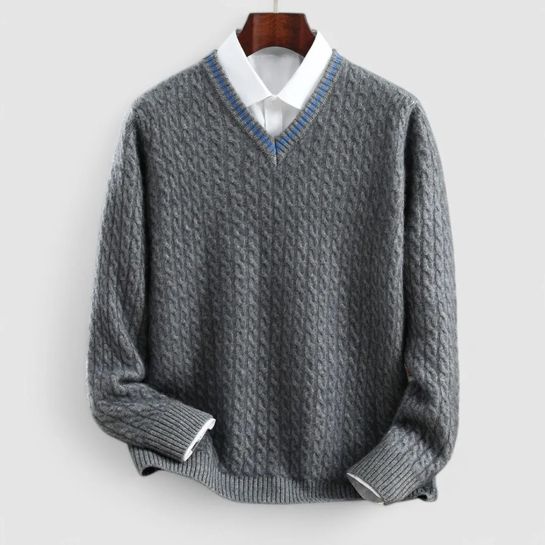 Desmond | 100% Cashmere V-Neck Sweater