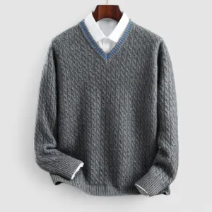 Desmond | 100% Cashmere V-Neck Sweater