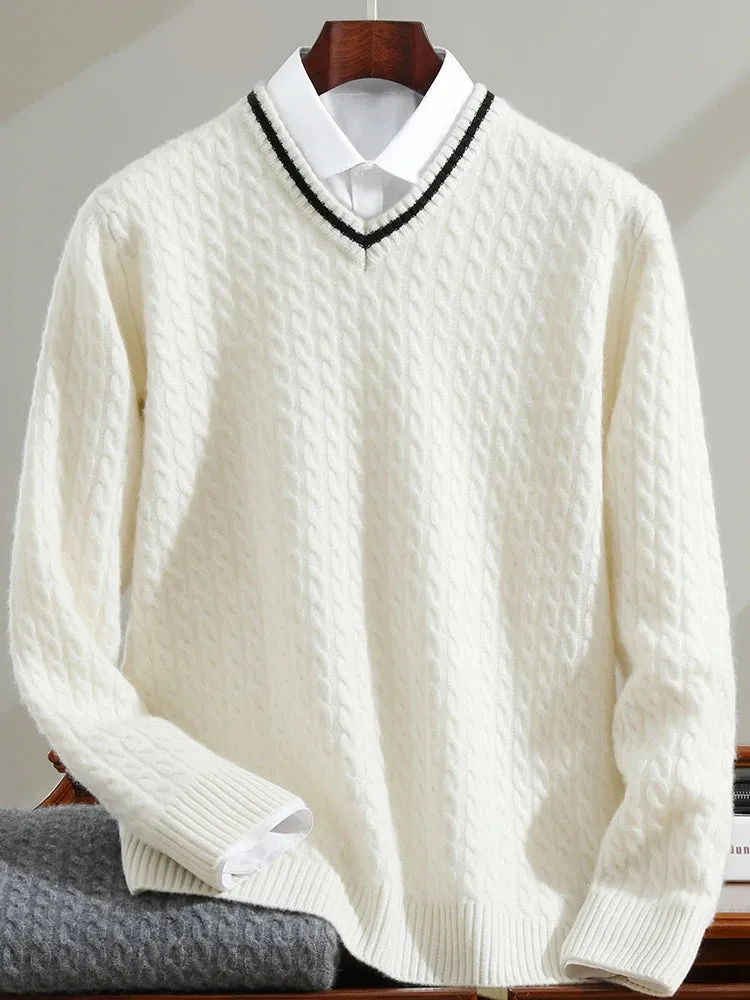 Desmond | 100% Cashmere V-Neck Sweater