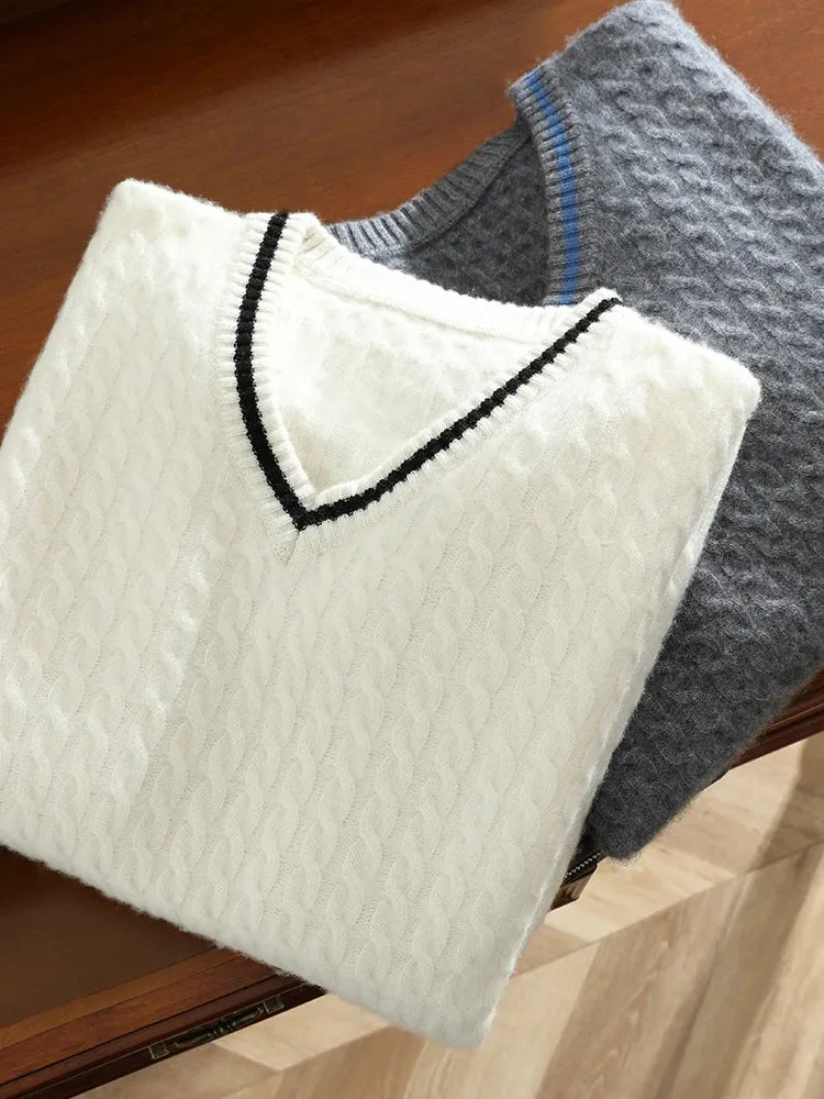 Desmond | 100% Cashmere V-Neck Sweater