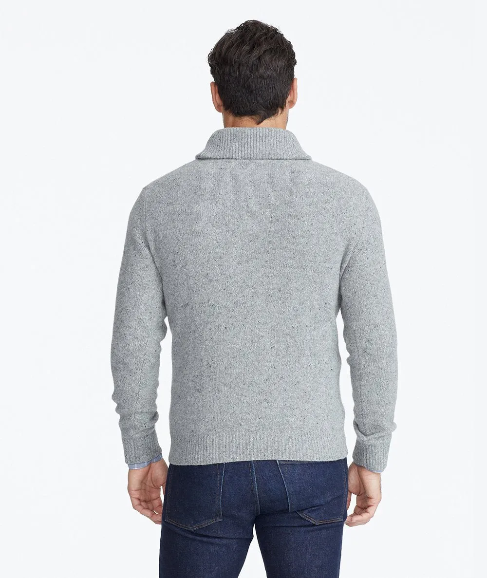 Donegal Shawl Collar Sweater