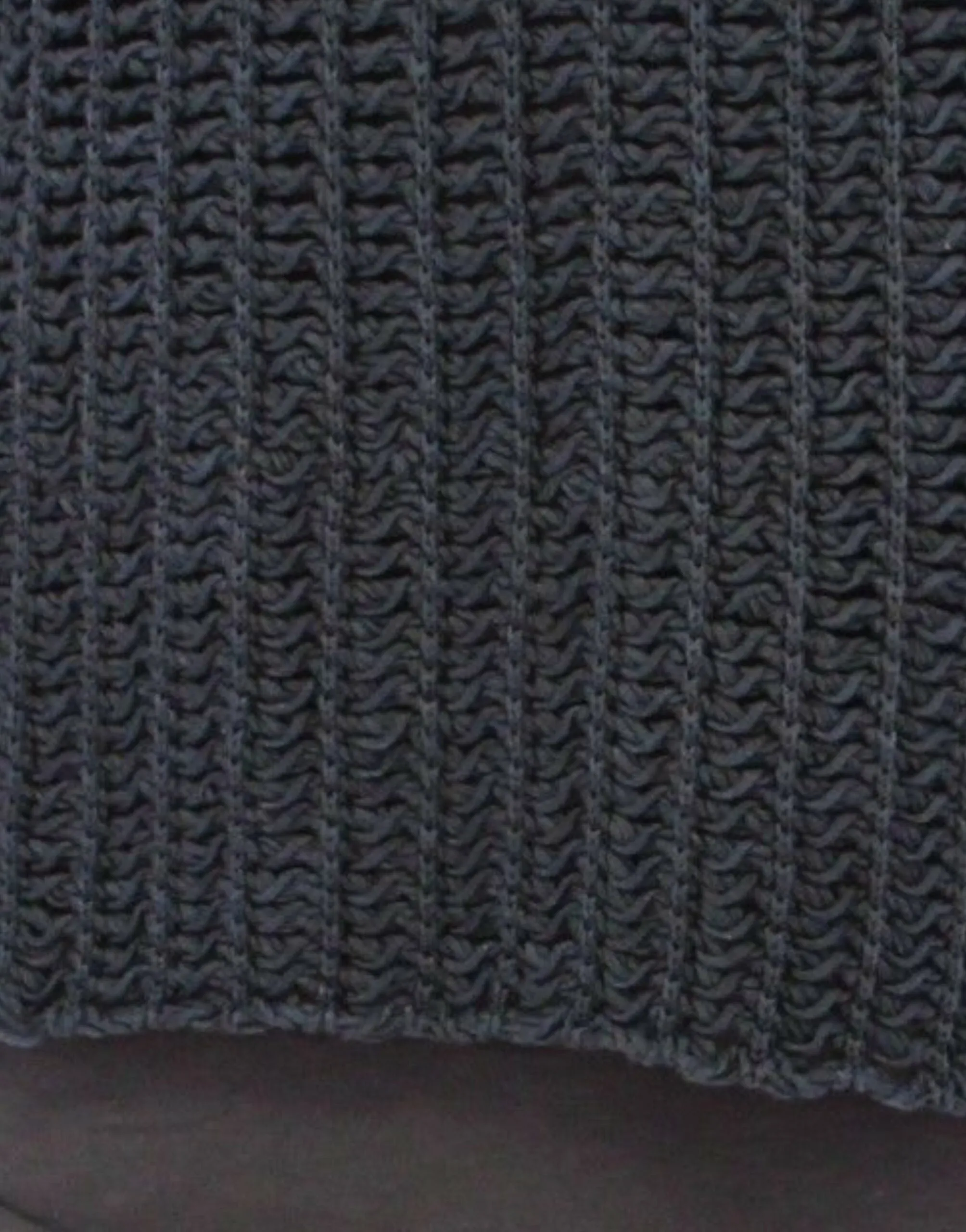 Elegant Blue and Black Layered Sweater