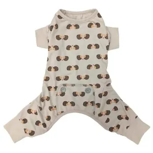 Fashion Pet Hedgehog Dog Pajamas Grey