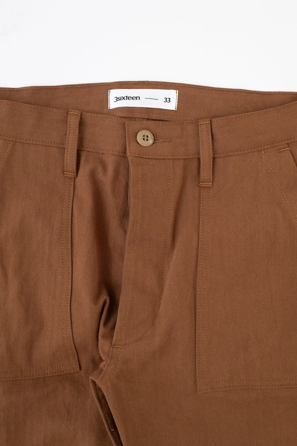 Fatigue Pant Washed HBT - Rust
