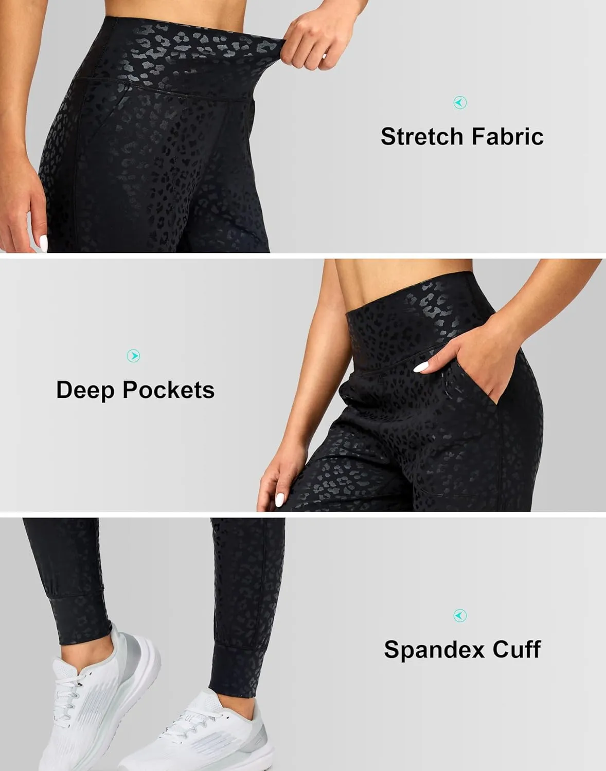 G Gradual Women's Joggers High Waisted Yoga Pants with Pockets Loose Leggings for Women Workout, Athletic, Lounge