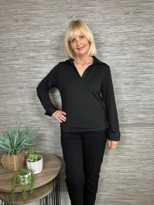 Gabrielle Layering Top Black