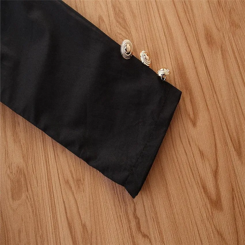 Girls Solid Long Sleeve Splicing Tulle Coats Wholesale