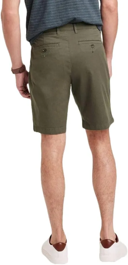 Goodfellow & Co Men's 9" Slim Fit Flat Front Chino Shorts