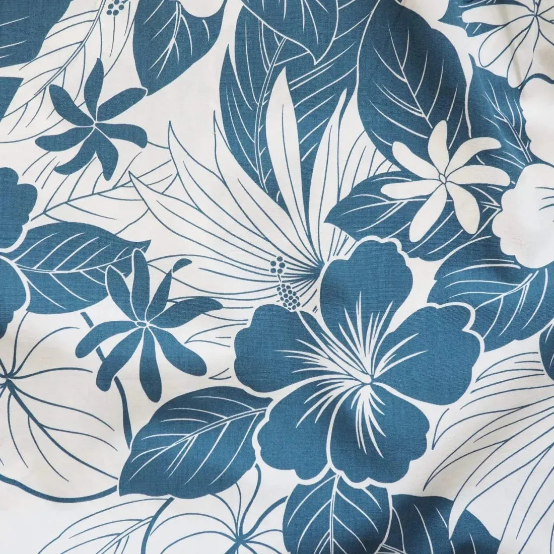Haven Blue Hawaiian Cotton Shirt
