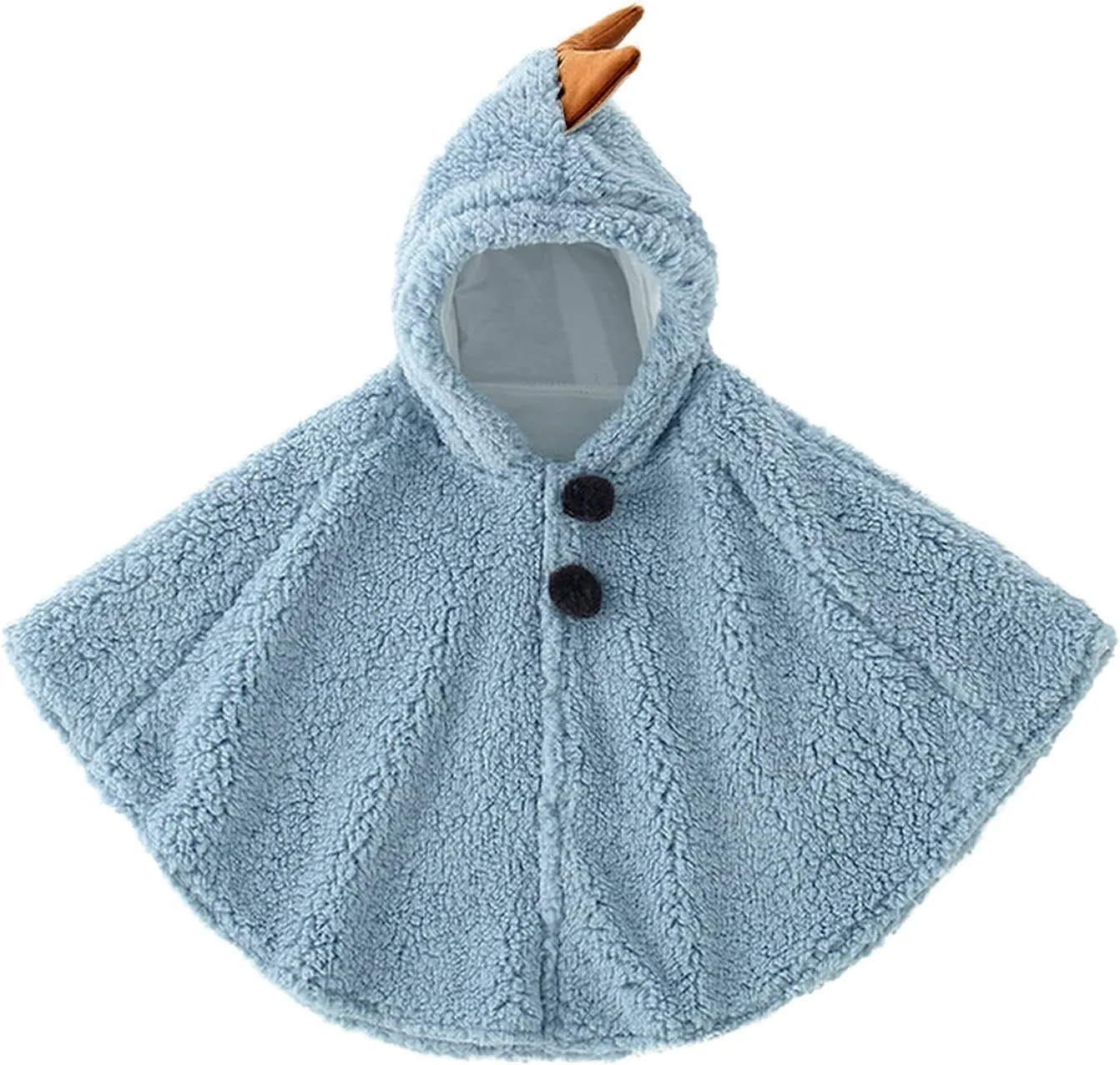 Holiberty Winter Kids Clothes Baby Warm Hooded Cape Cute Car Seat Fleece Cloak Snowsuit Outwear Outdoor Shawl Coat Poncho