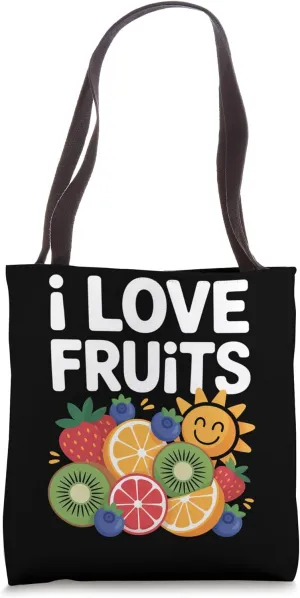 I Love Fruits Happy Sun Fun Fresh Tote Bag
