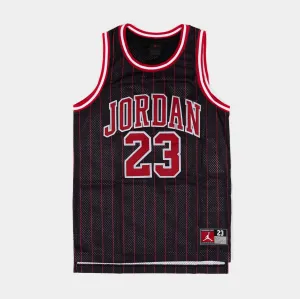 JDN 23 Tank Grade School Jersey (Black/Red)