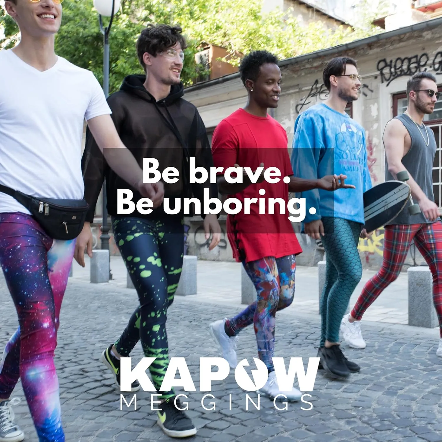 Kapow Meggings Metallic & Special Material Men's Leggings