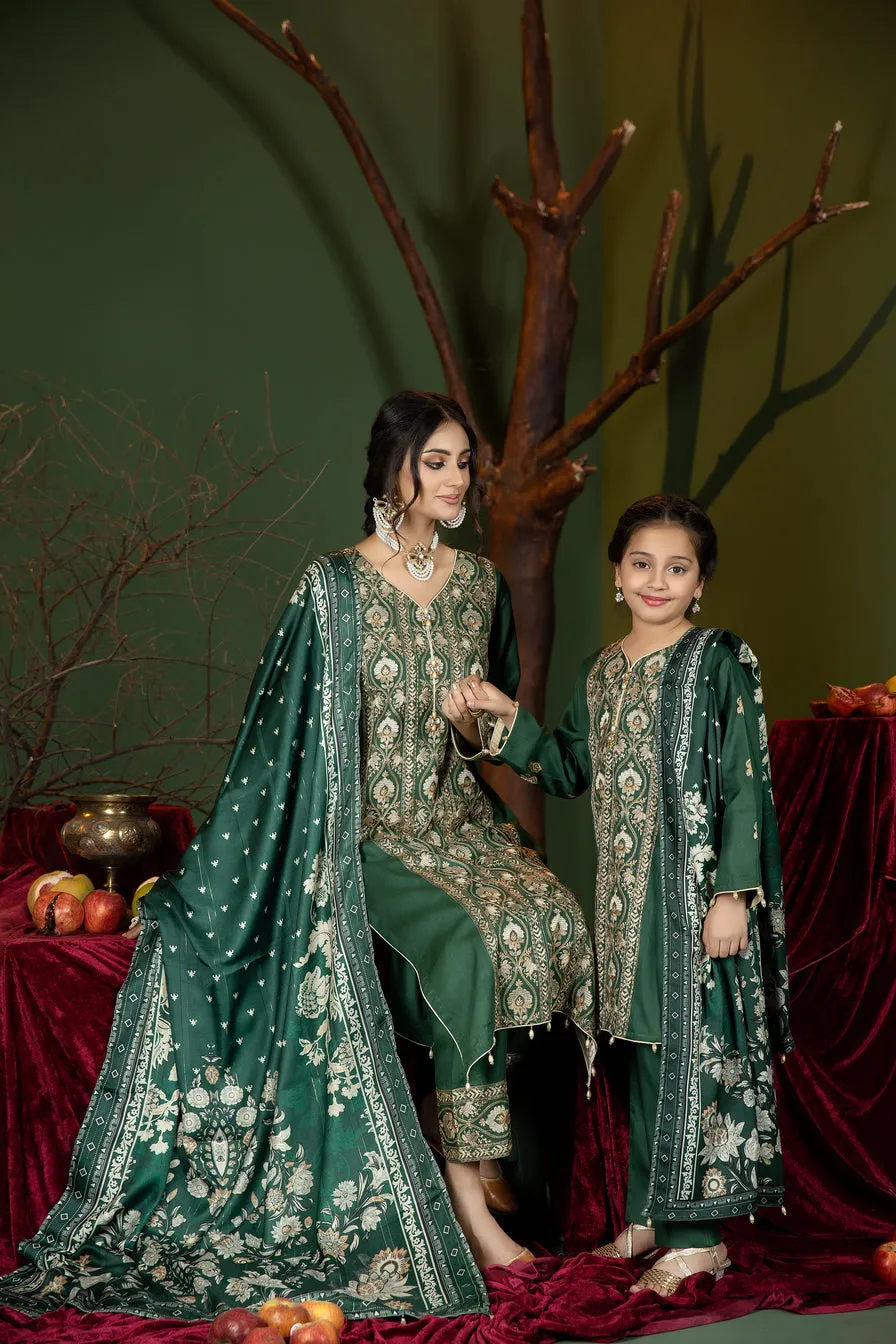 Kids Winter Ready to Wear Shawl Collection by Mona 06