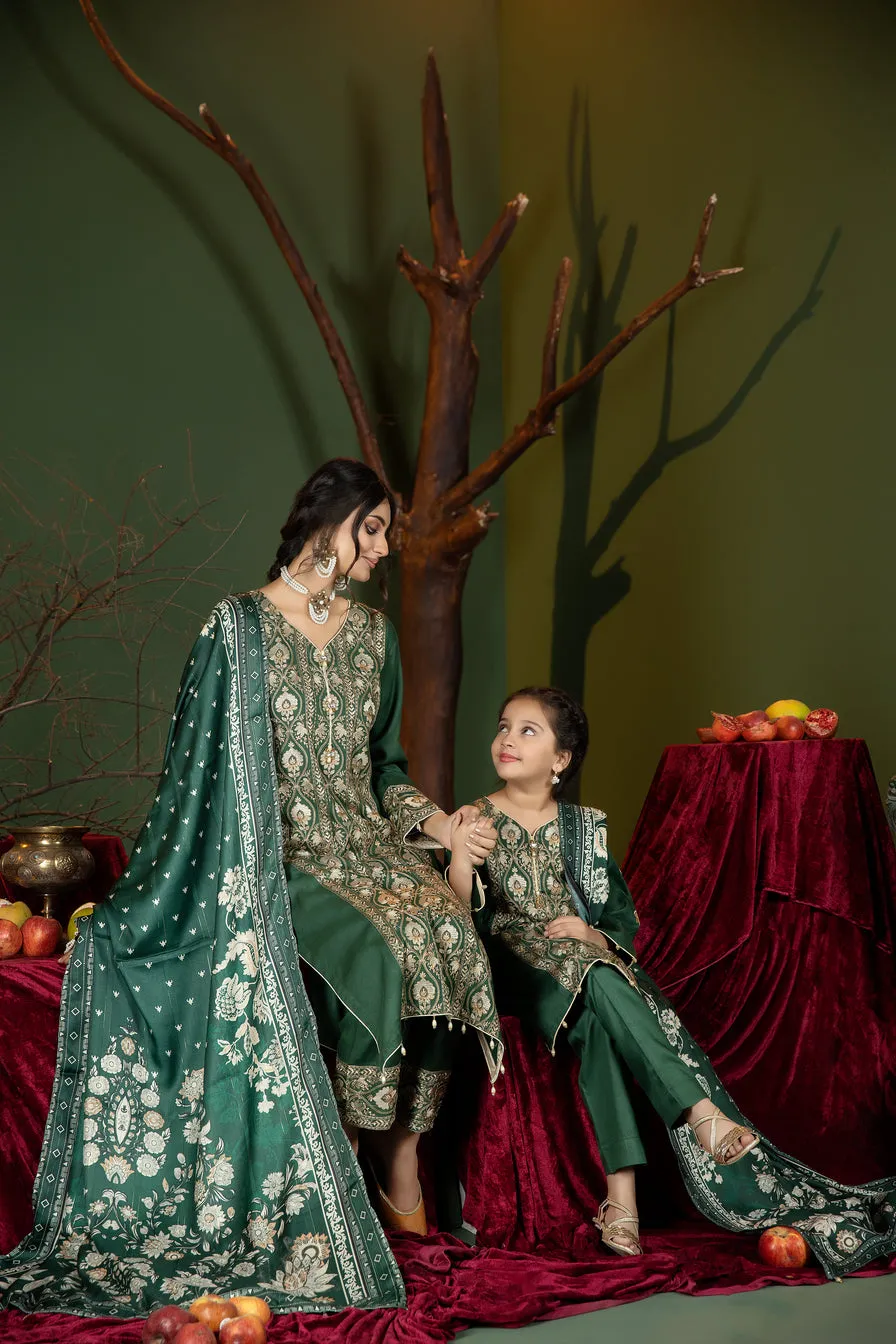 Kids Winter Ready to Wear Shawl Collection by Mona 06