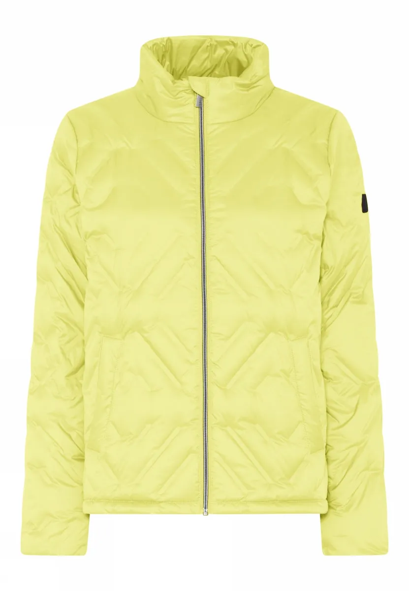 Kiwi Puffer Jacket with Quilted Design