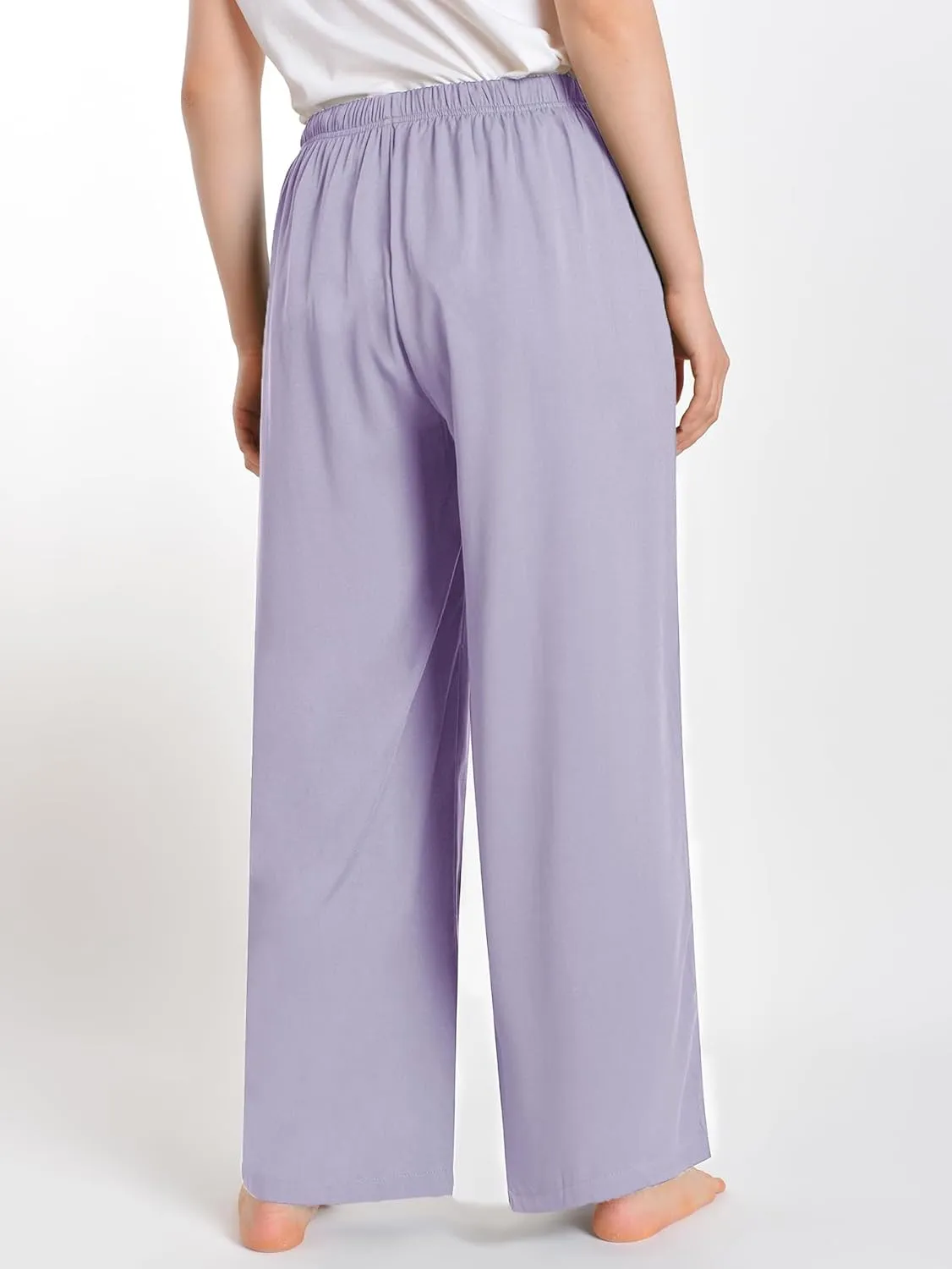 Latuza Women's Petite Lounge Pants Wide Leg Loose Fit
