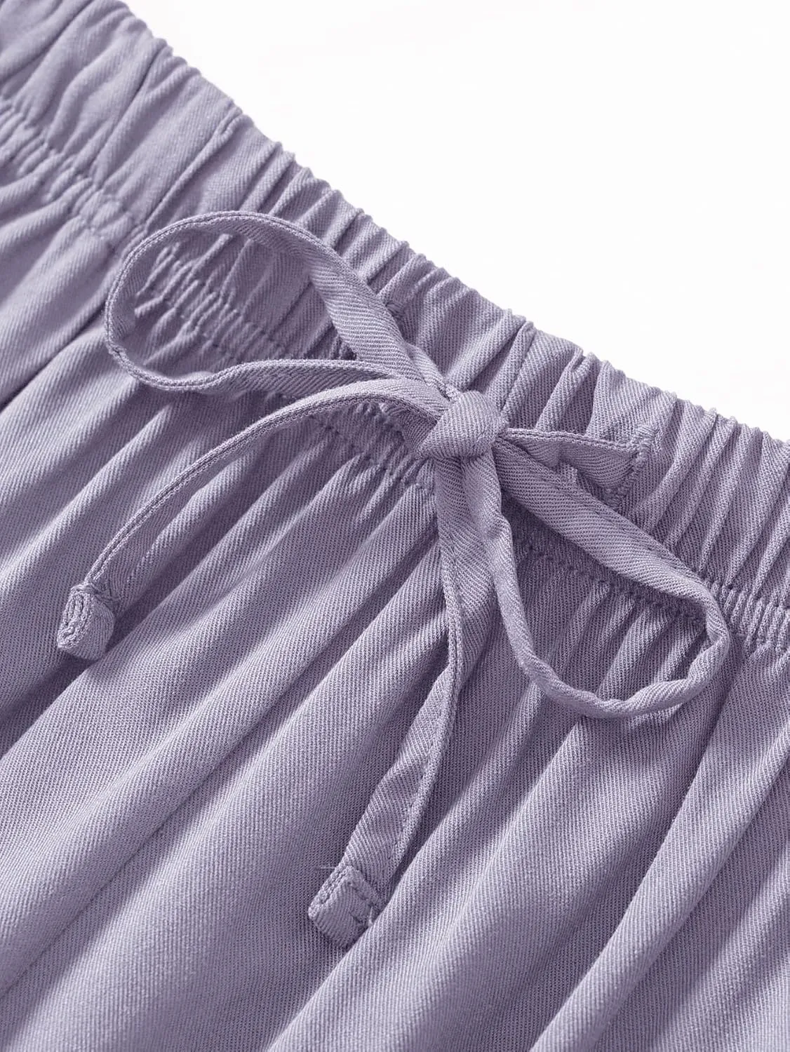 Latuza Women's Petite Lounge Pants Wide Leg Loose Fit