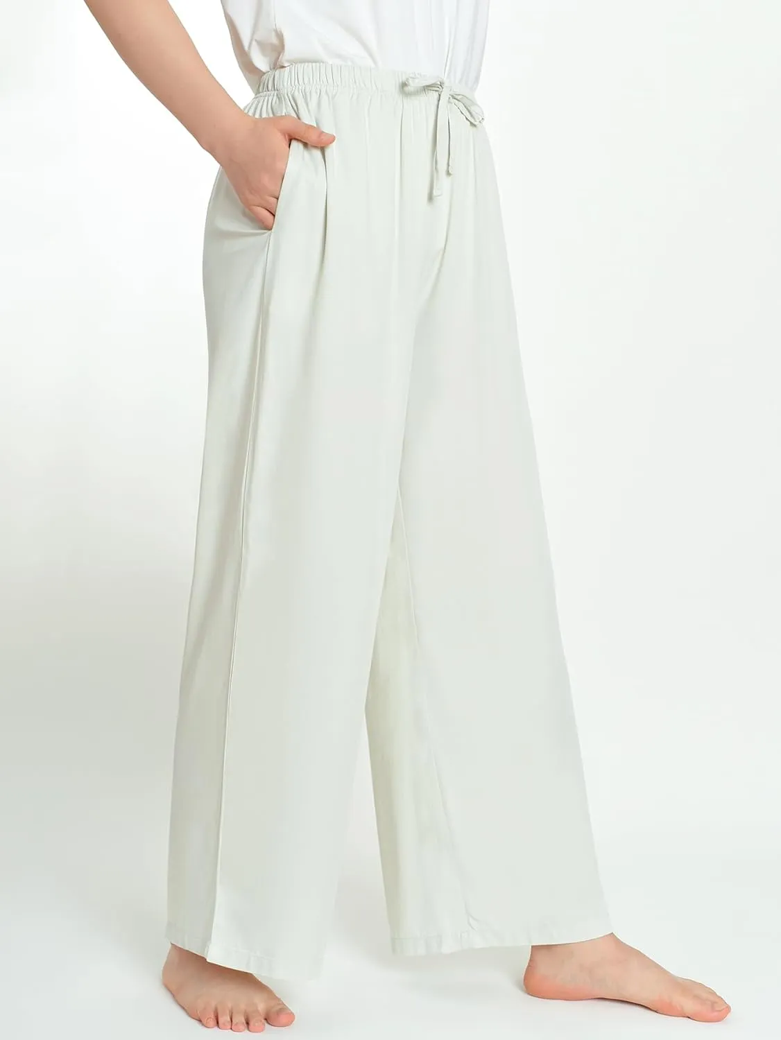 Latuza Women's Petite Lounge Pants Wide Leg Loose Fit