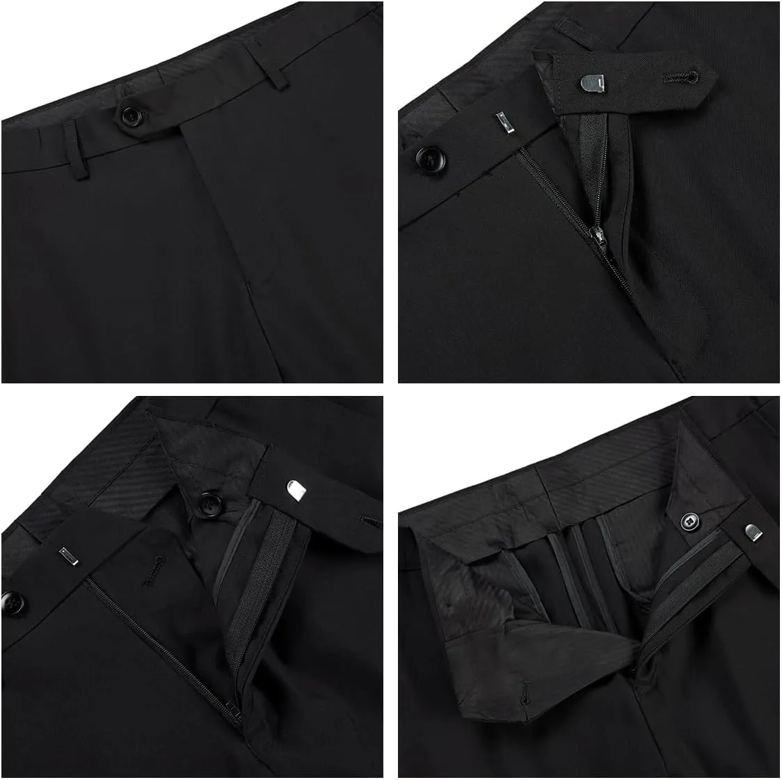 Mens 3 Piece Tuxedo Suits Slim Fit Casual Suit Blazer Two Button Wedding Prom Jackets Vest&Trousers